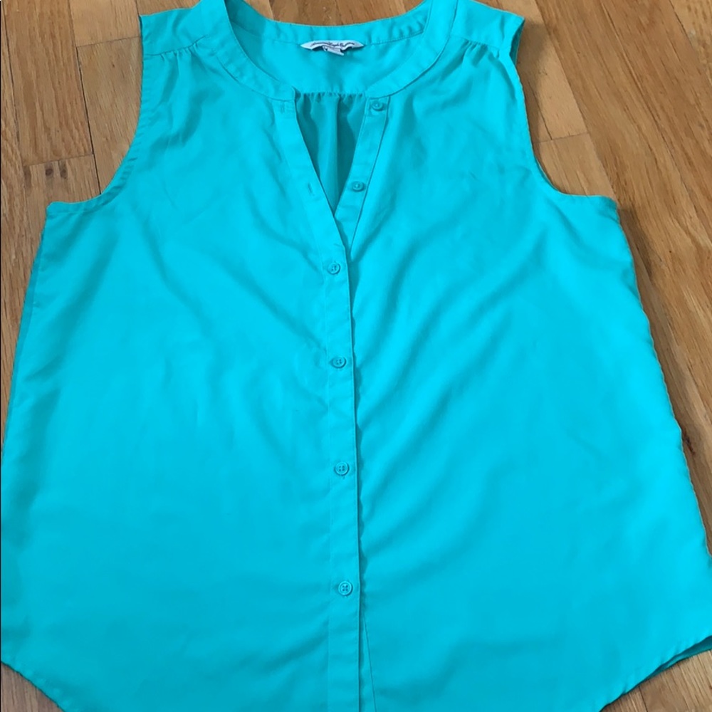 American Eagle Blue/teal tanktop blouse